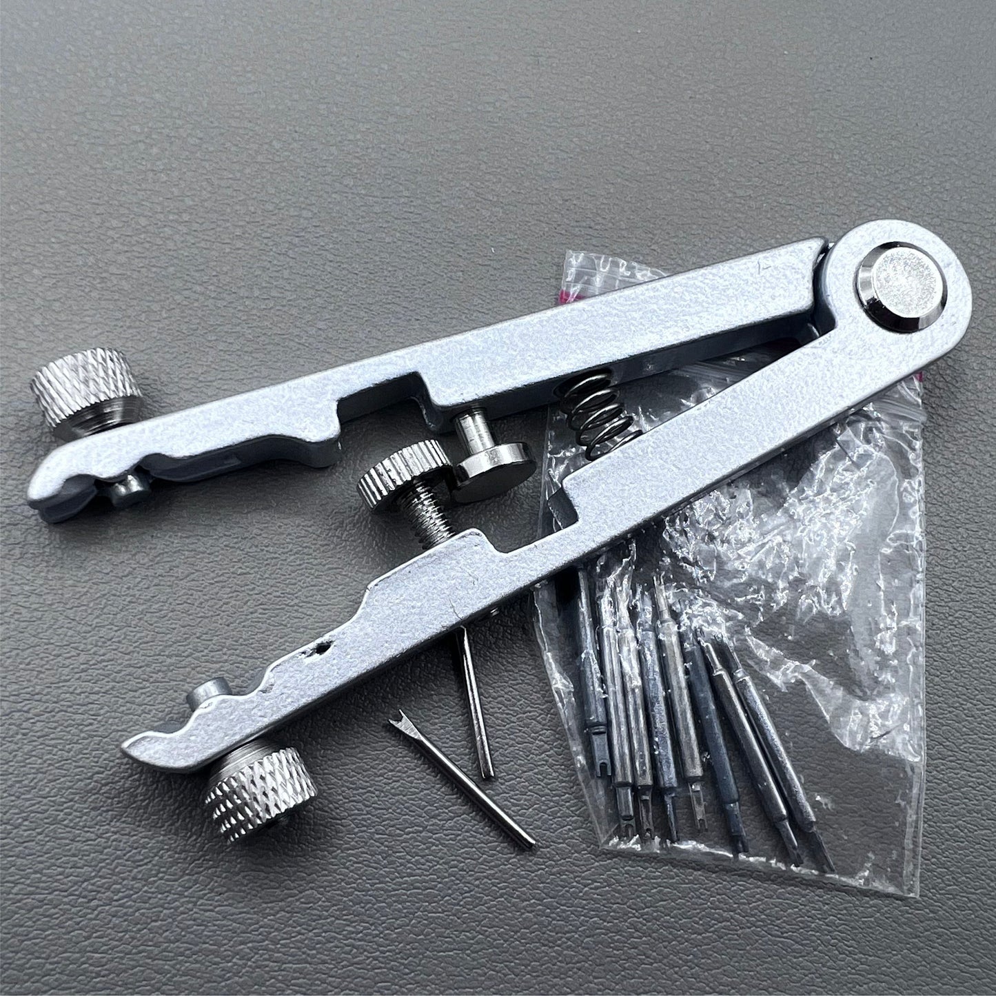 Bracelet spring bar plier remover with 8 pins for watch strap repair by BG 6825