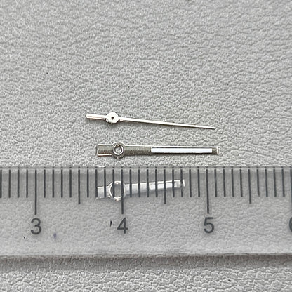 2 Sets Green Lume Silver Trim Dayjust Modified Watch Hands for Miyota 8285
