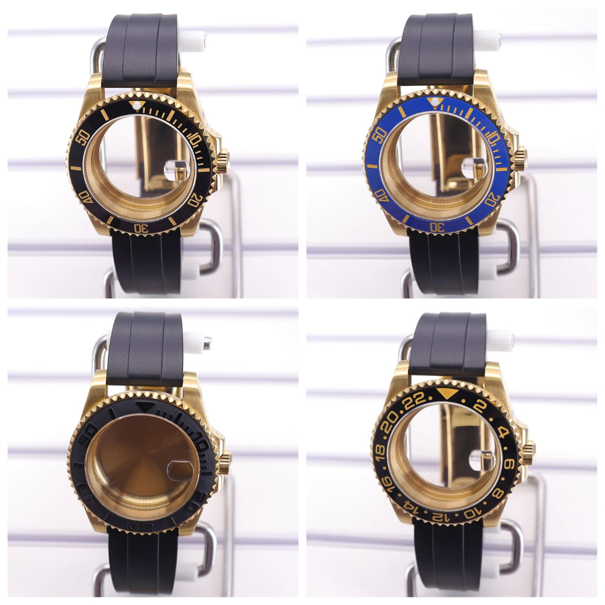 40mm Watch Case Set For GMT SUB Yacht NH34 NH35 NH36 NH39 8215 Eta2824 PT5000