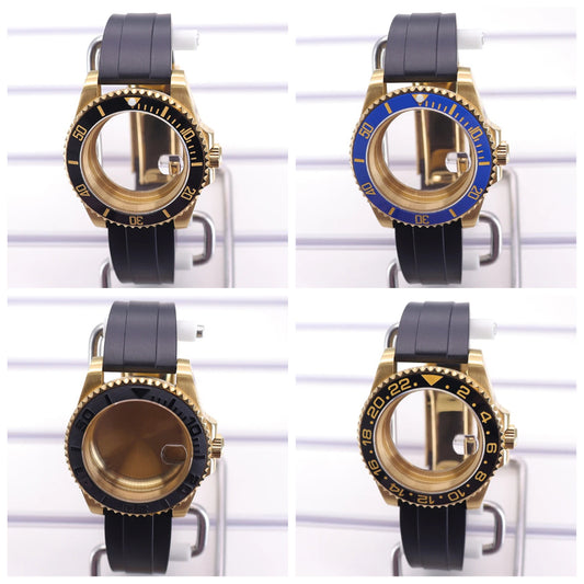 40mm Watch Case Set For GMT SUB Yacht NH34 NH35 NH36 NH39 8215 Eta2824 PT5000