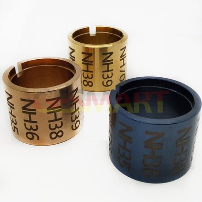 Stainless steel watch movement holder compatible with Miyota NH35 NH36 7S26 7S36 4R36