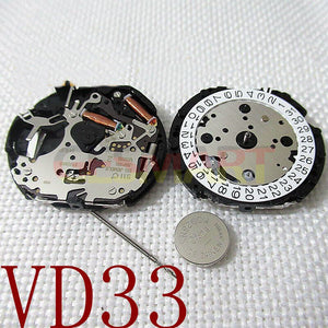 Hattori Epson TMI VD33 VD33A Watch Quartz Movement Japan Made