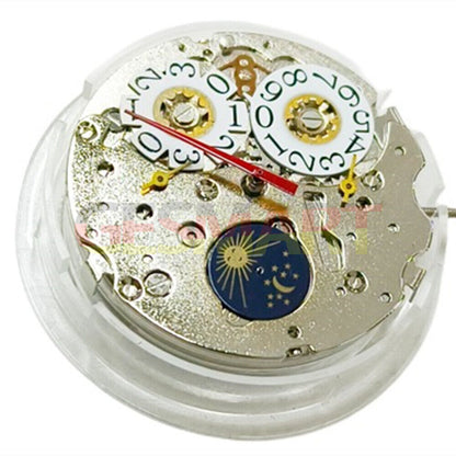 Seagull T16 watch featuring big date at 12, moon phase at 6, automatic mechanical movement, China made.