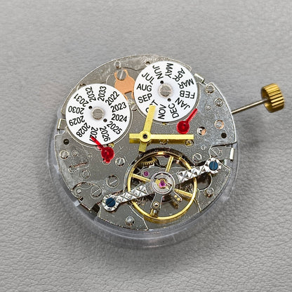 Perpetual Calendar@12 Mechanical Movement Hollow Balance Wheel@6