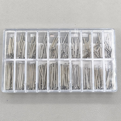 Assortment of Dia 1.2mm 300 PIECES Stainless Steel Buckle Spring Bar