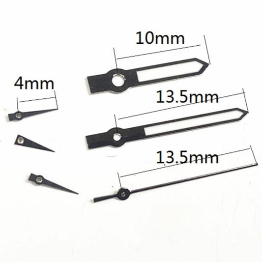13,5 mm schwarze Zierleiste mit grüner Leuchtmasse für Miyota JS15 Quarzwerk