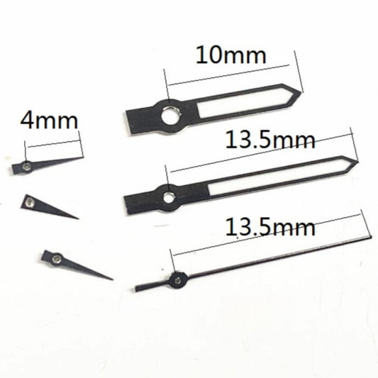 13,5 mm schwarze Zierleiste mit grüner Leuchtmasse für Miyota JS15 Quarzwerk