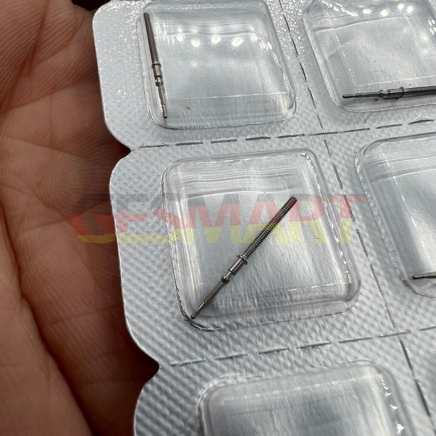 Replacement watch winding stem for ETA G10.211 movement, durable fit for precise watch repair.