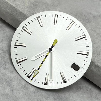 28.5mm Dial Watch Modified Green Luminous Dial For NH35 NH36 4R 7S Movement