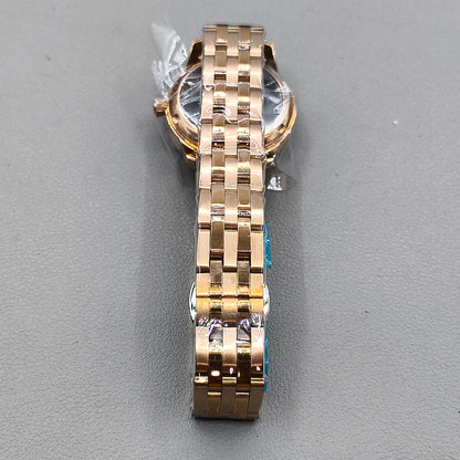 33mm Rose Gold Watch Case Strap for NH35 NH36 316L Steel Case Watchband