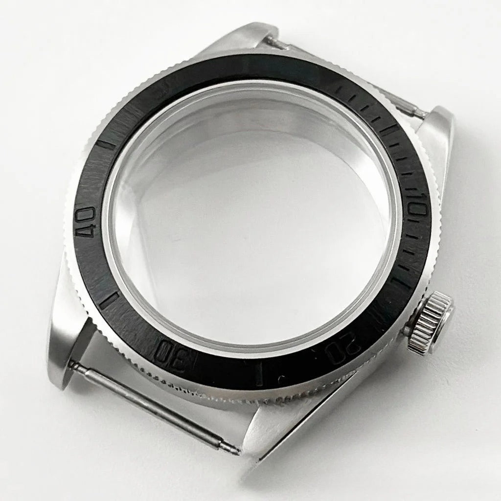 39MM Bezel Domed Sapphire Crystal Case for NH34 NH35 NH36 NH38 ETA 2824 PT5000