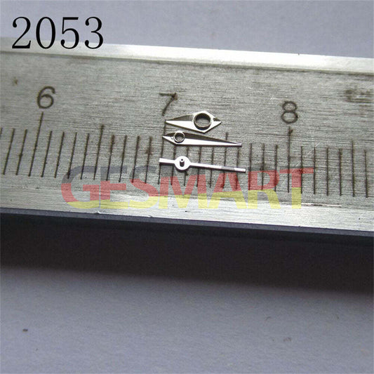 Aiguilles de montre en forme de flèche argentée pour mouvements Miyota 2035, 2115, 2105 et 2305