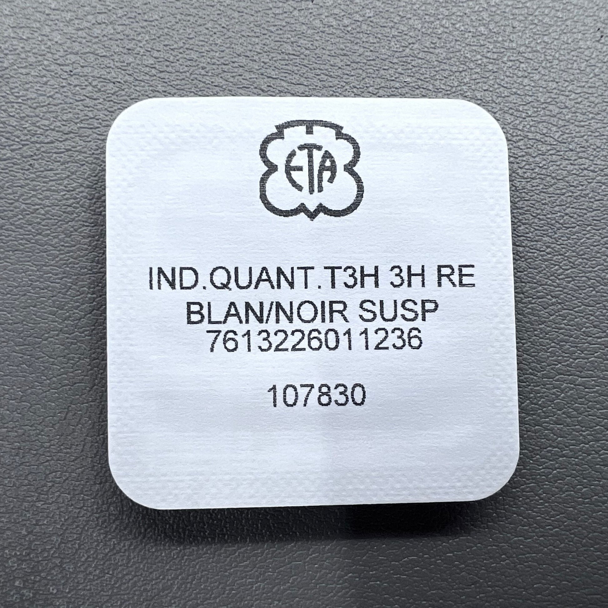 Date disk wheel for ETA 7750 watch movement, showing date at 3 o'clock position.
