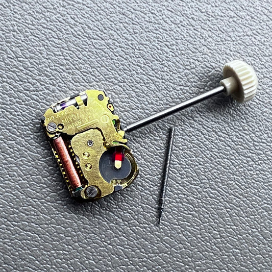 Japan Miyota 5R21 2 Hands Quartz Movement Golden Gilted