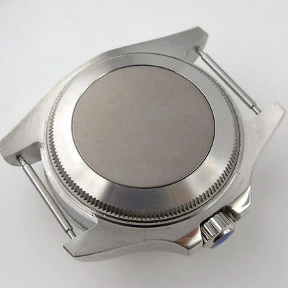 41mm Blue Bezel 316L Steel Watch Case Fit ETA 2836 2824 Miyota 8215 821A