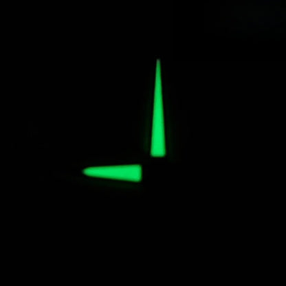 Modified Gun With Green Luminous Watch Hands For NH35 NH36 7S26 7S36 4R35 4R36