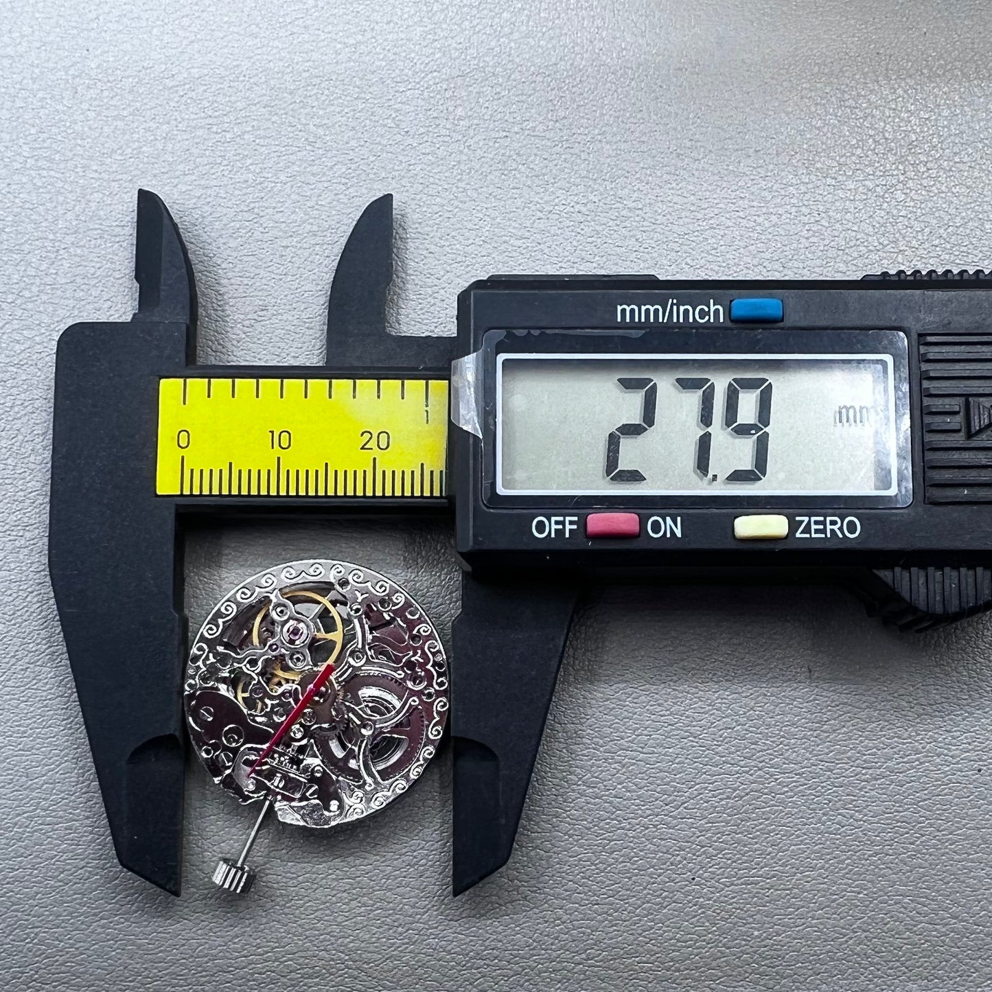TY2807 Skeleton Silver Plated Automatic Mechanical Movement T16 Replacement
