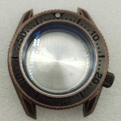 Bronze polished 42mm watch case for SPB185/SPB187J1 with NH35/36/4R/6R movement compatibility