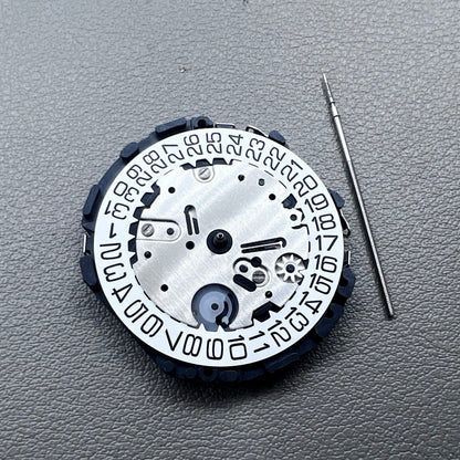 Japan Hattori Epson TMI VR34 quartz watch movement for precise timekeeping in accessories.