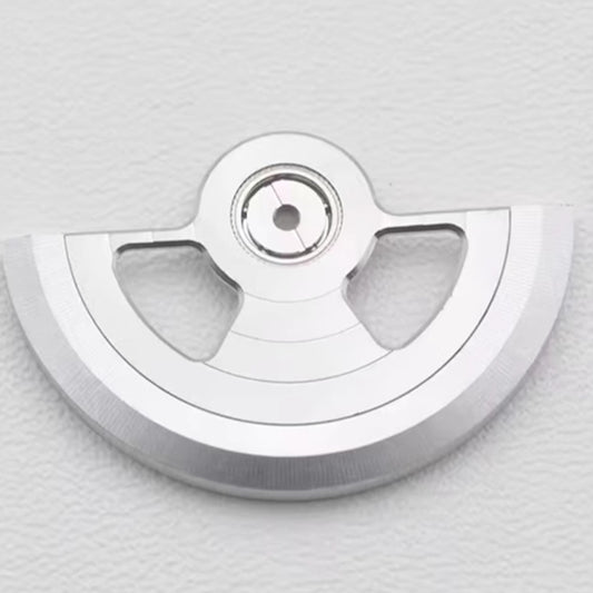 Masse oscillante creuse argentée modifiée de style Genève pour NH35 NH36
