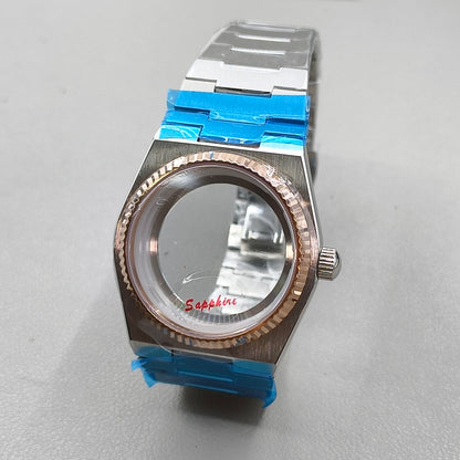Modified 40mm Watch Case For Super-Player Prx Case Bracelet Fit NH35 NH36