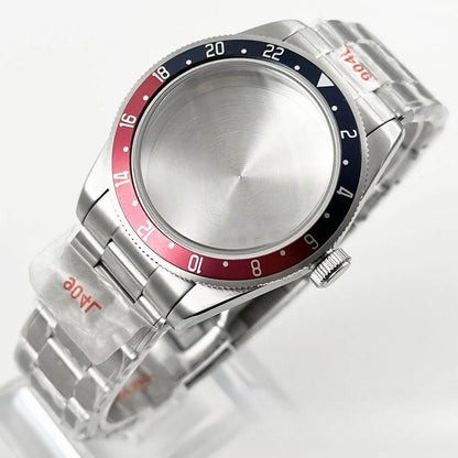 39MM Bezel Domed Sapphire Crystal Case for NH34 NH35 NH36 NH38 ETA 2824 PT5000
