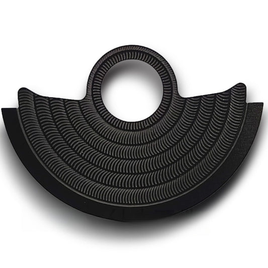 Black Ripple Pattern Metal Rotor Oscillating Weight Overlay For  NH35 NH36