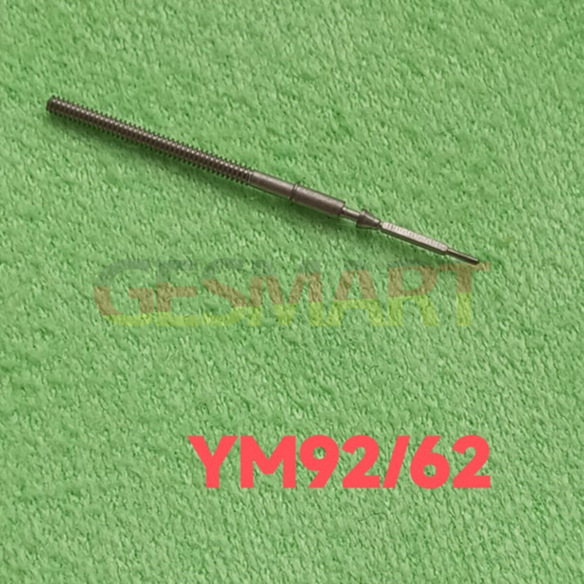 Movement watch winding stem for YM92 YM62 models, precise replacement part for watch repair.