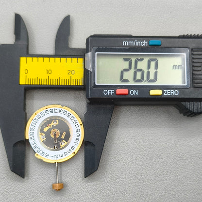 Swiss Ronda 6003D 6003.D Quartz Watch Movement 3 Hands Date@3
