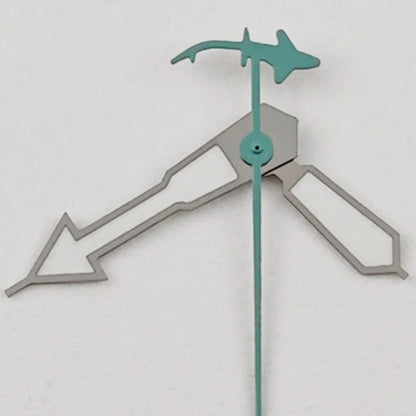 Shark Second Hands Green Luminous Watch Hands for NH34/35/36 NH38 NH39 NH70 NH72