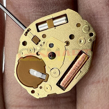 Miyota GL30 Japan Quartz Movement with 3 Gold Hands, precise timekeeping by Miyota brand.