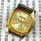 22mm HAIDA Manual Mechanical Lady Watch Golden Nail 17 Jews Octagonal Shape Case