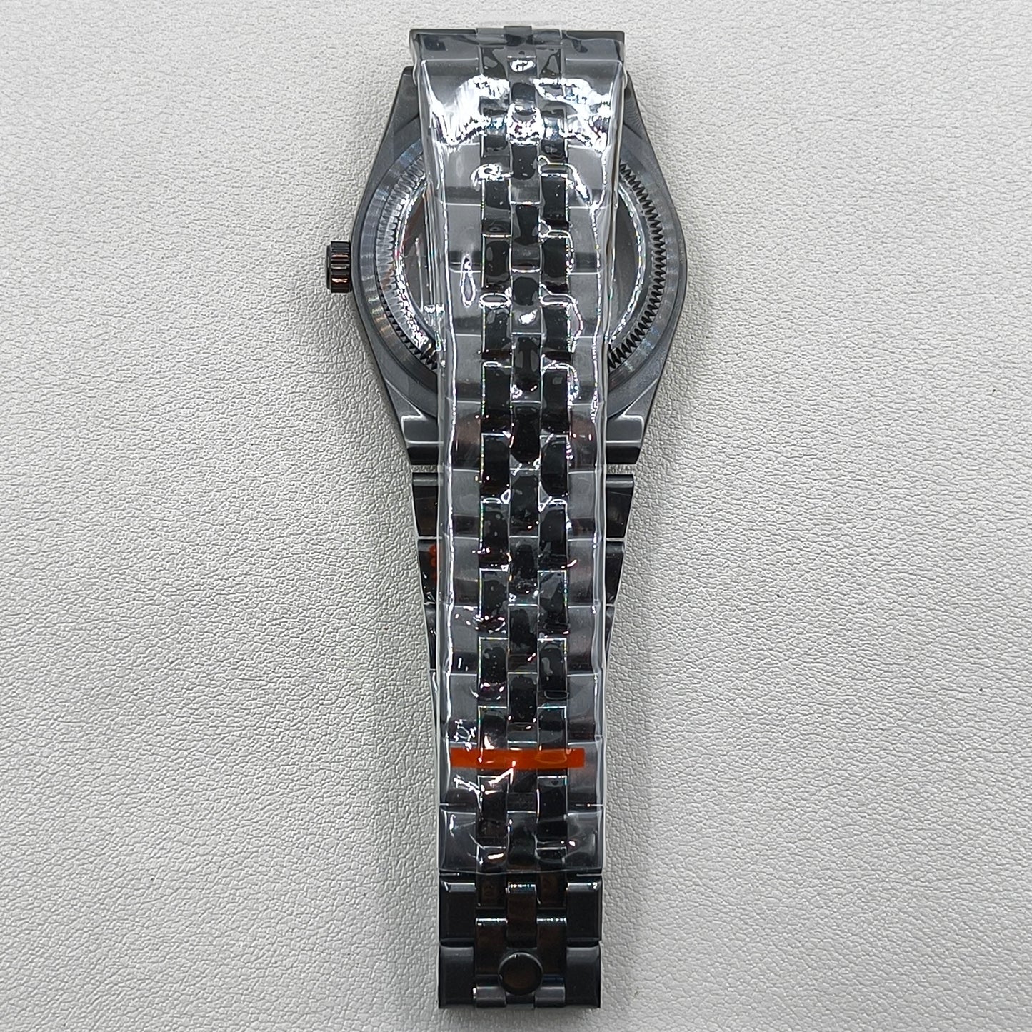 39.5mm Land-Dweller Watch Case Set with Strap Lume Sapphire Glass Fit NH35