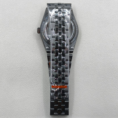 39.5mm Land-Dweller Watch Case Set with Strap Lume Sapphire Glass Fit NH35