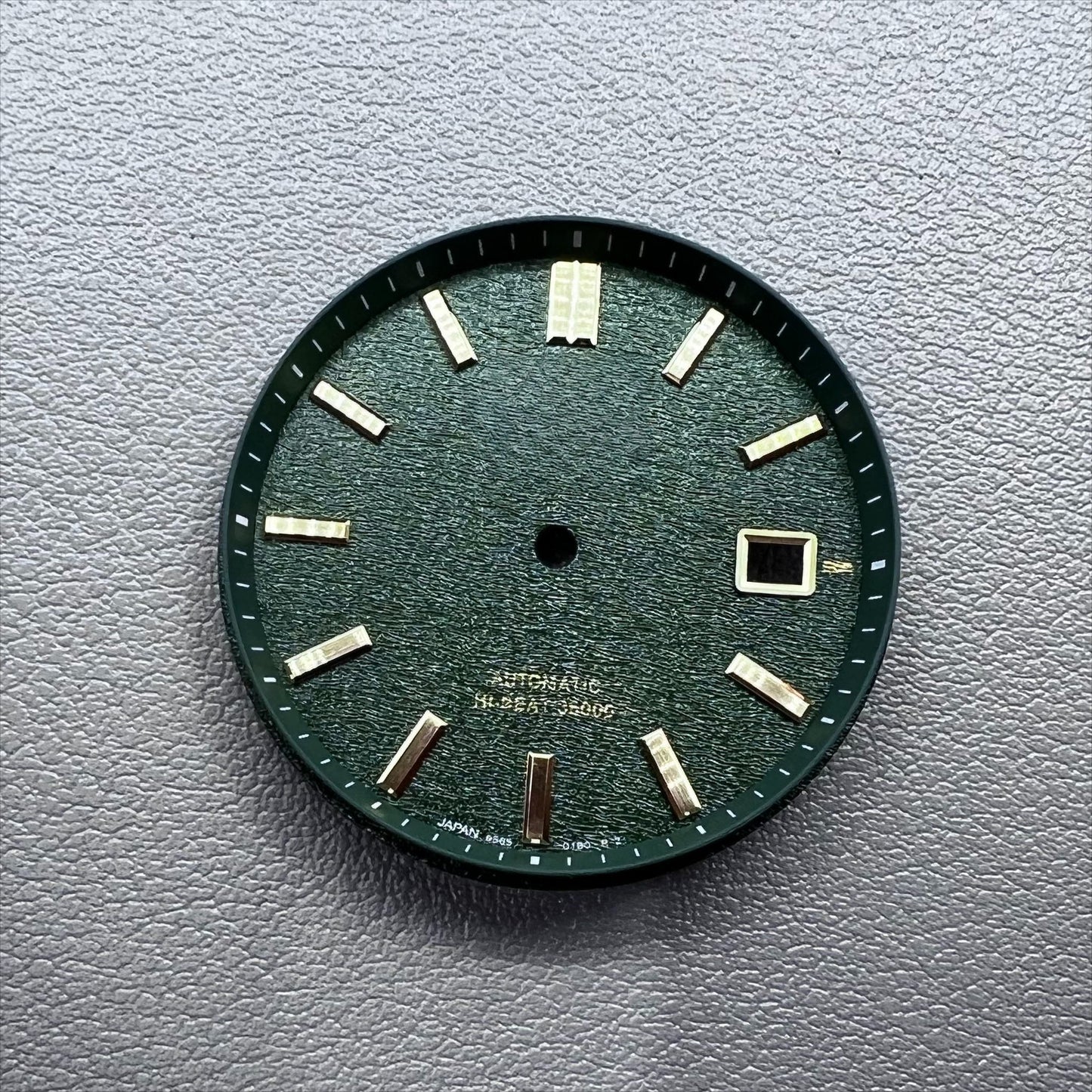 NO Lume Green Datejust  33mm Modified Watch Dial for NH35 NH36 Movement