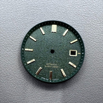 NO Lume Green Datejust  33mm Modified Watch Dial for NH35 NH36 Movement