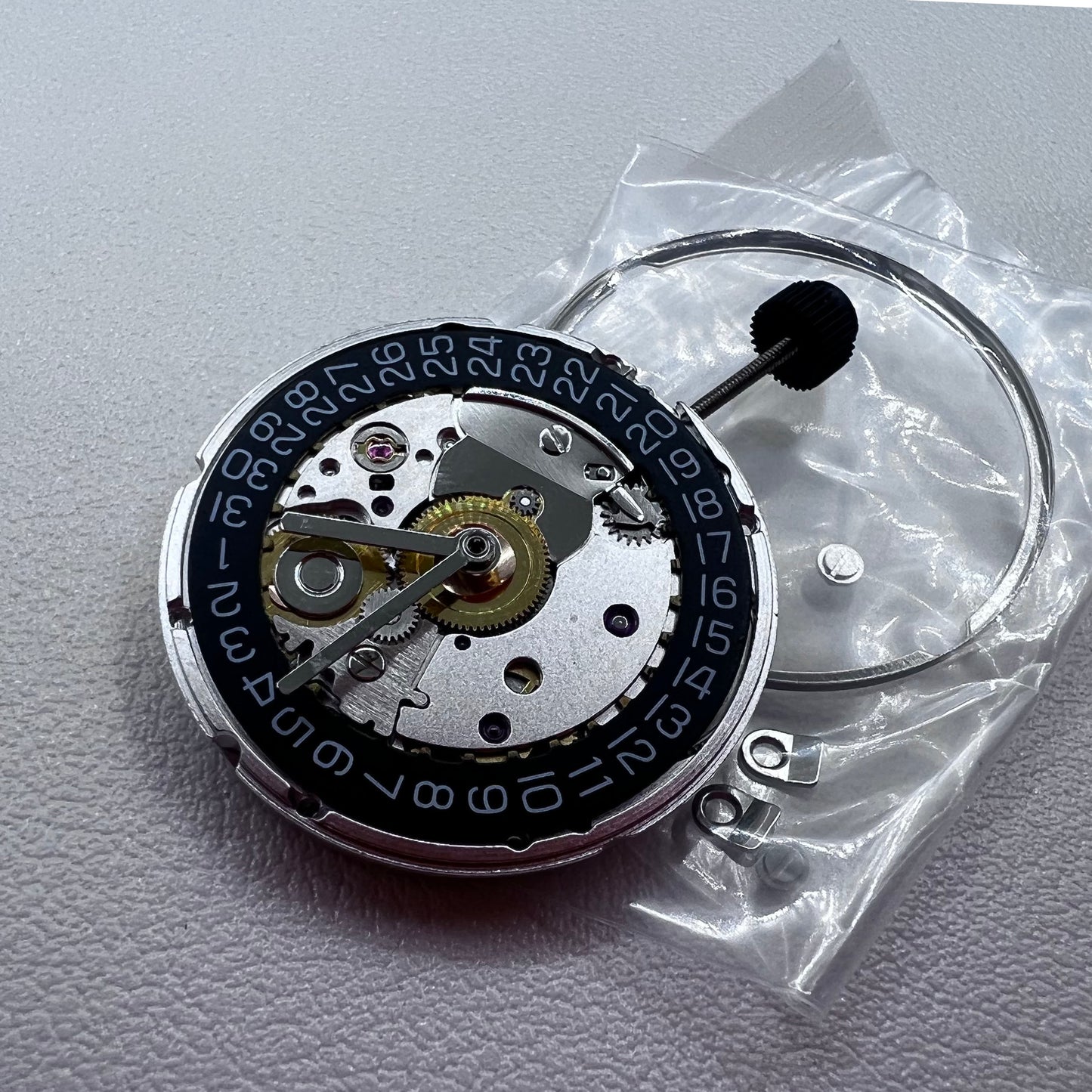 Seagull 2824 Mechanical Movement Single Calendar@3 Black Dial
