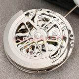 Asian HZ7590A Silver Hollow Bare Balance Wheel Automatic Mechanical Movement