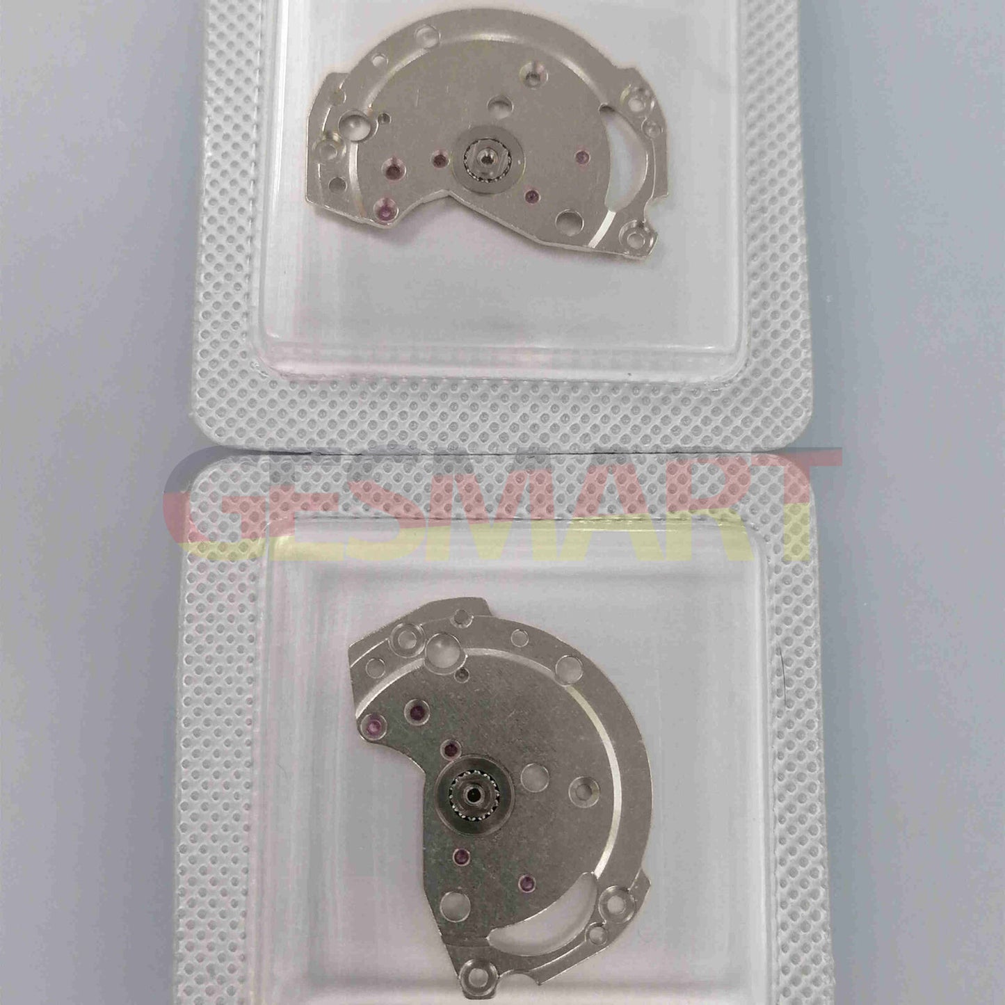 Silver upper bridge splint for Miyota 8200 8215 watch movement with precise fit and durability.