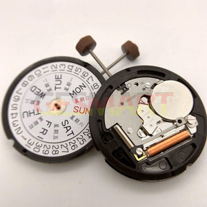 Ronda 517 Quartz Watch Movement English & Chinese Day and Date At 3 Swiss Parts