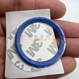 38mm Ceramic Slope Blue Ring White Font Watch Bezel Ring for Yacht Master Watch