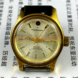 26mm China Liaocheng TAISHAN Manual Mechanical Lady Watch 19 Jews Golden Nail