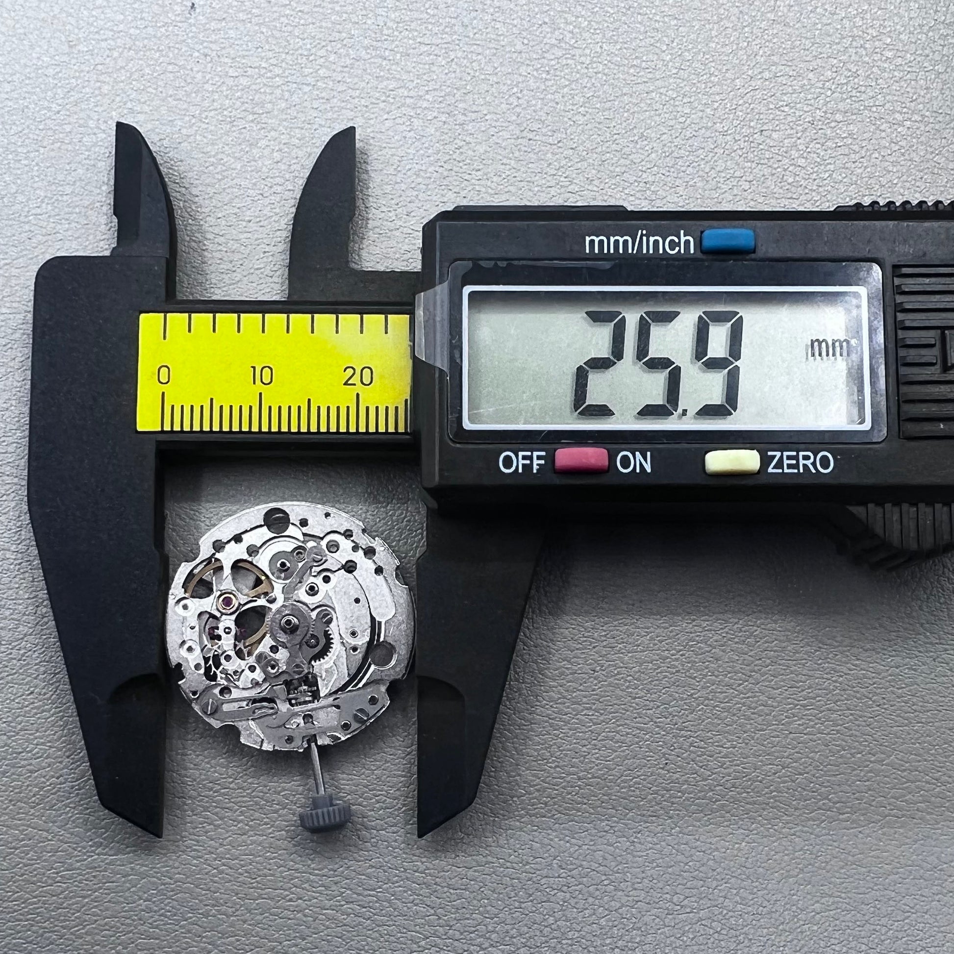 Japan Miyota 82S0 silver hollow automatic mechanical watch movement with visible gear design for precision timekeeping