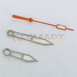 Orange Second Hand Green Lume Silver Trim Watch Hands for ETA2836/2846/2824/2846