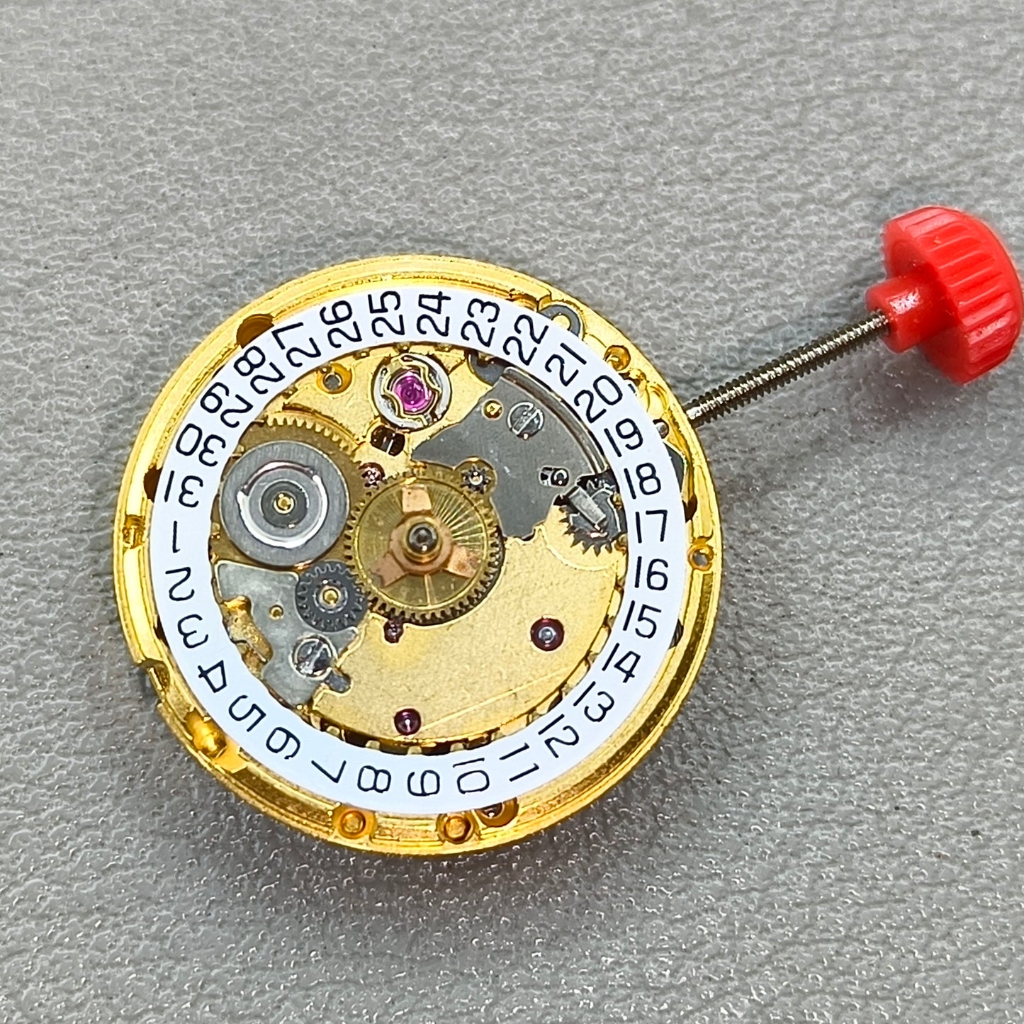 China Made Replacement ETA 2671 Movement Golden Mechanical Movement Date@3