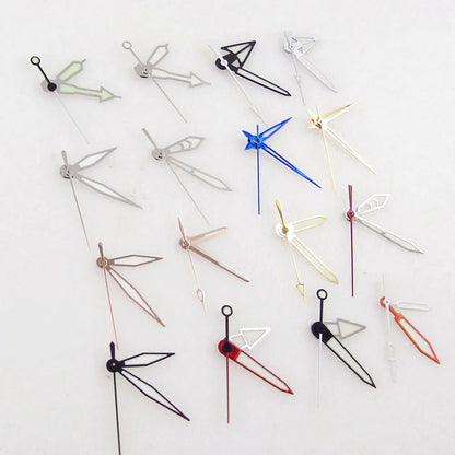 Green luminous watch hands set, compatible with NH35 NH36 7s36 7s25 7s35 6r15 movements.