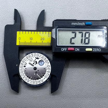 Japan Hattori Epson TMI VR34 quartz watch movement for precise timekeeping in accessories.