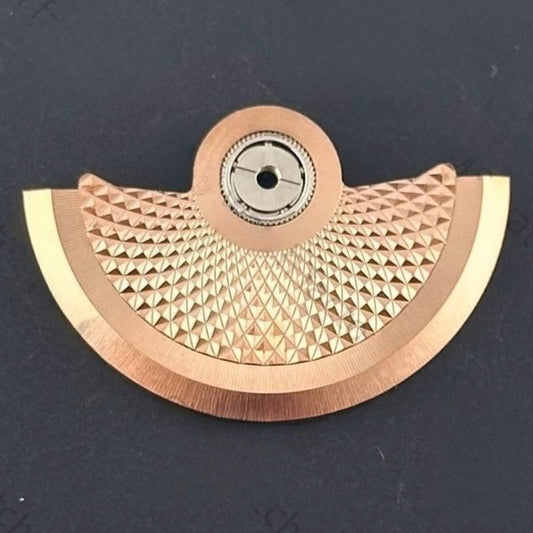 Modified Rose Golden Snake Scales Rotor Oscillating Weight for NH35 NH36 Movement