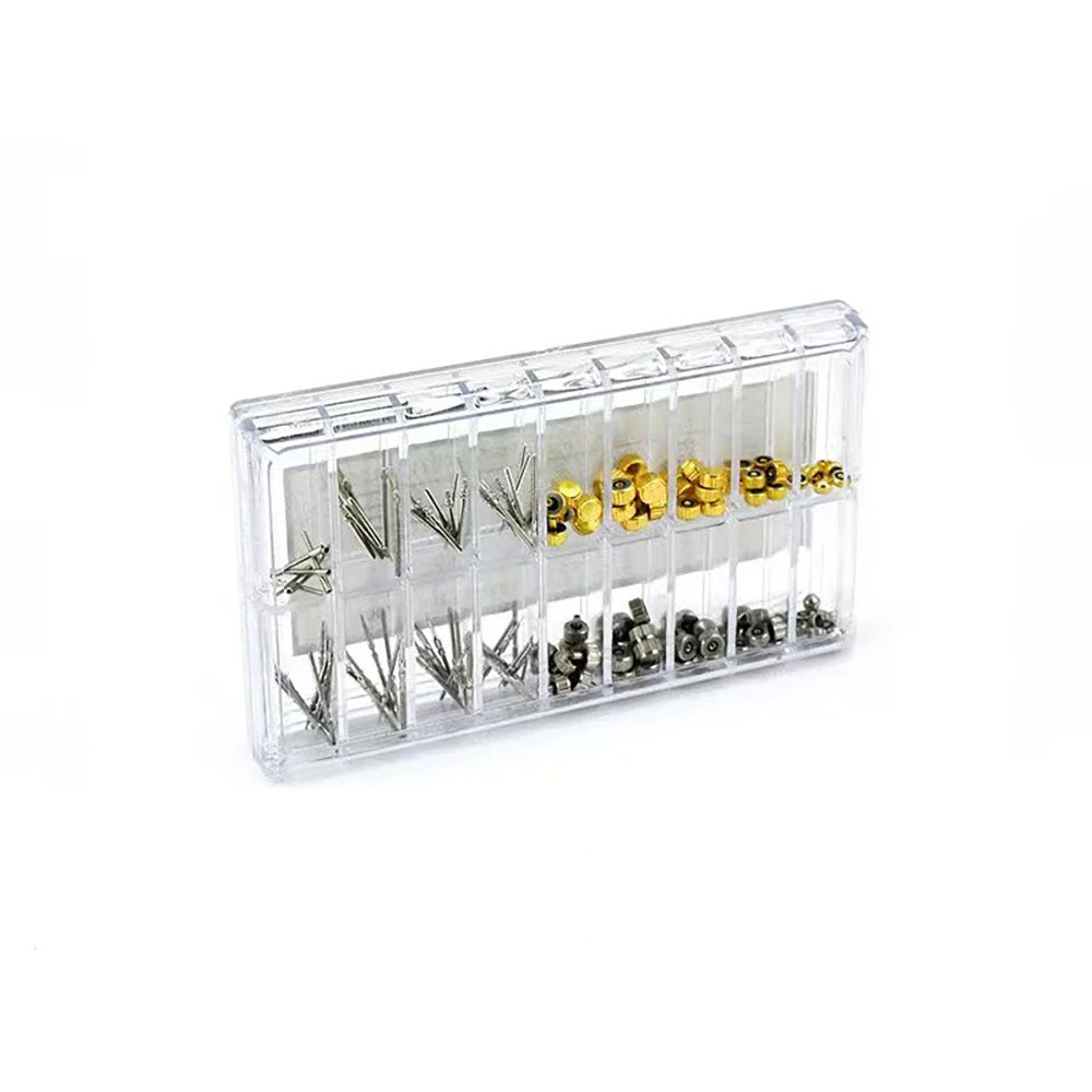 Multisize stainless steel watch winding stem extender with crowns, perfect for watch repair and accessory by Watch maker.