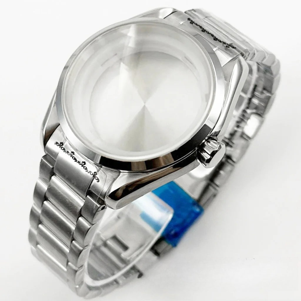 40MM Polish Bezel Watch Case Sapphire for NH34/35 NH36 NH37 NH38 NH39 NH70 NH72